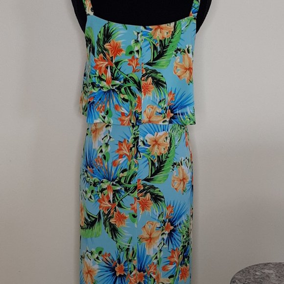EUC!!! Denim 24/7 Tropical Maxi - Picture 5 of 10
